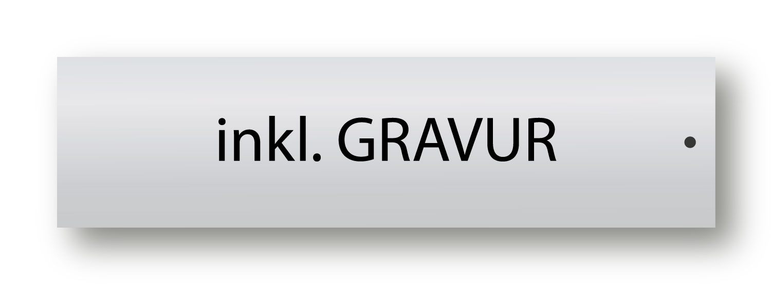 RENZ RSA2 Namensschild Alu inkl. Gravur