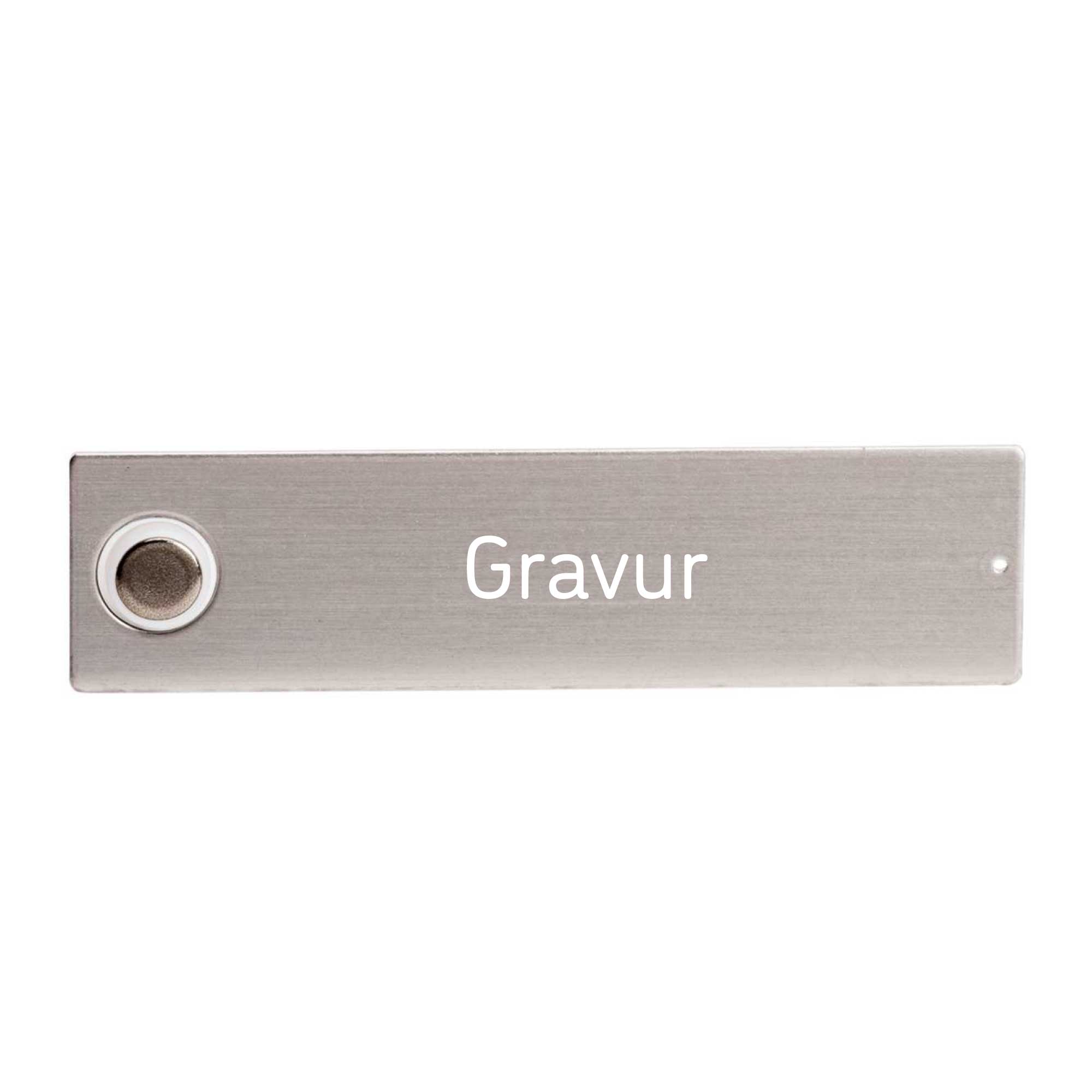 RENZ RSA2 Klingeltaster Edelstahl mit Gravur