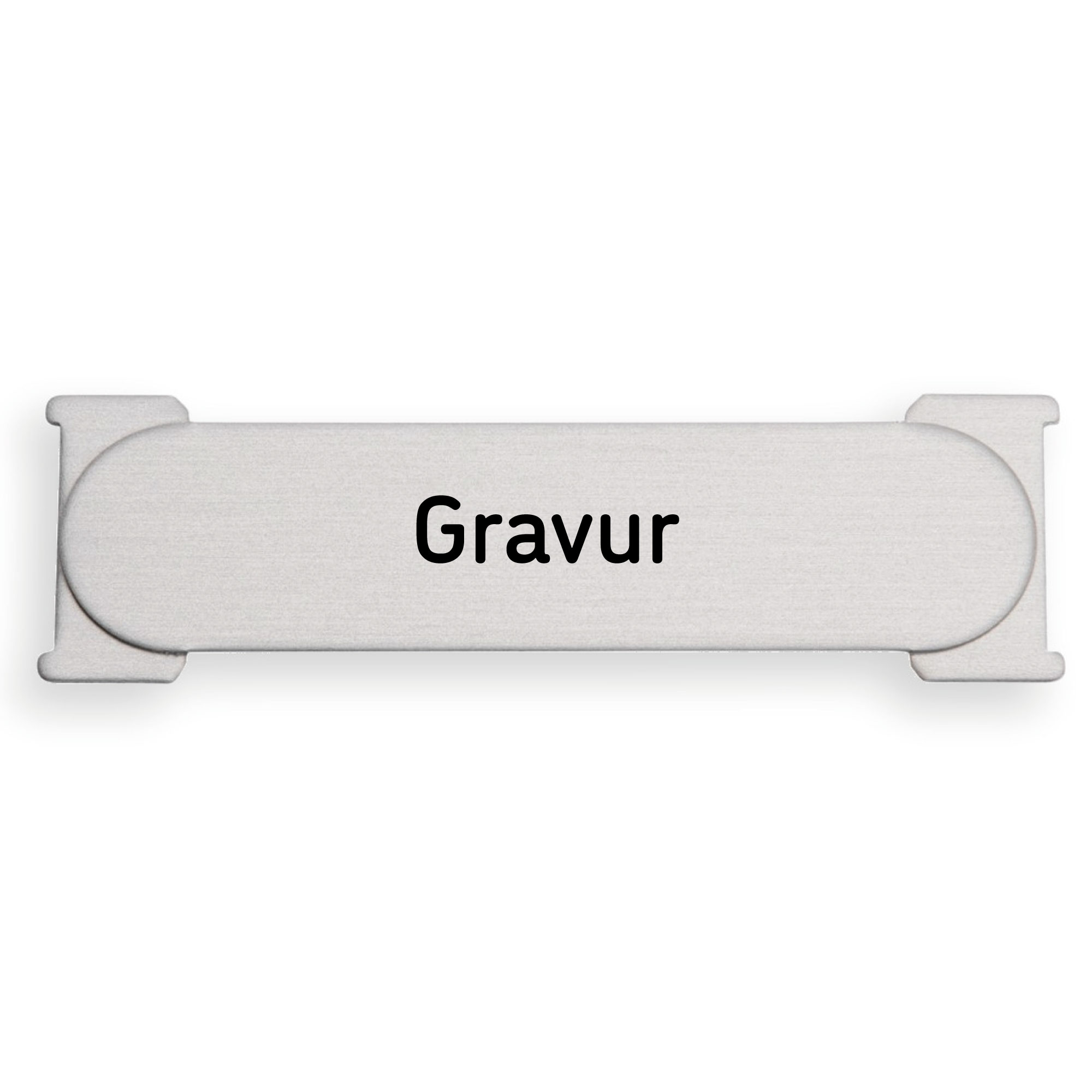 RENZ RSA1 Alu Briefkastenschild / Klingelschild graviert